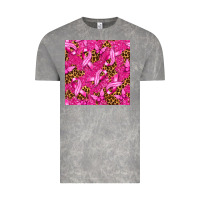Cloud Rock breast cancer with ribbon and butterfly seamless p Vintage Tee - texasbilliewilder