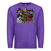 Purple animal halloween Premium Sweatshirt - SublimationCraftShop