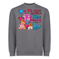 Storm Love More Worry Less Valentines Day Cold Drink Heavyweight Sweatshirt - FaDigitalArtStudio