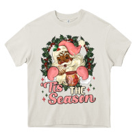 Cream tis the season conchas Heavy Core Tee - MaliasSmallBusiness
