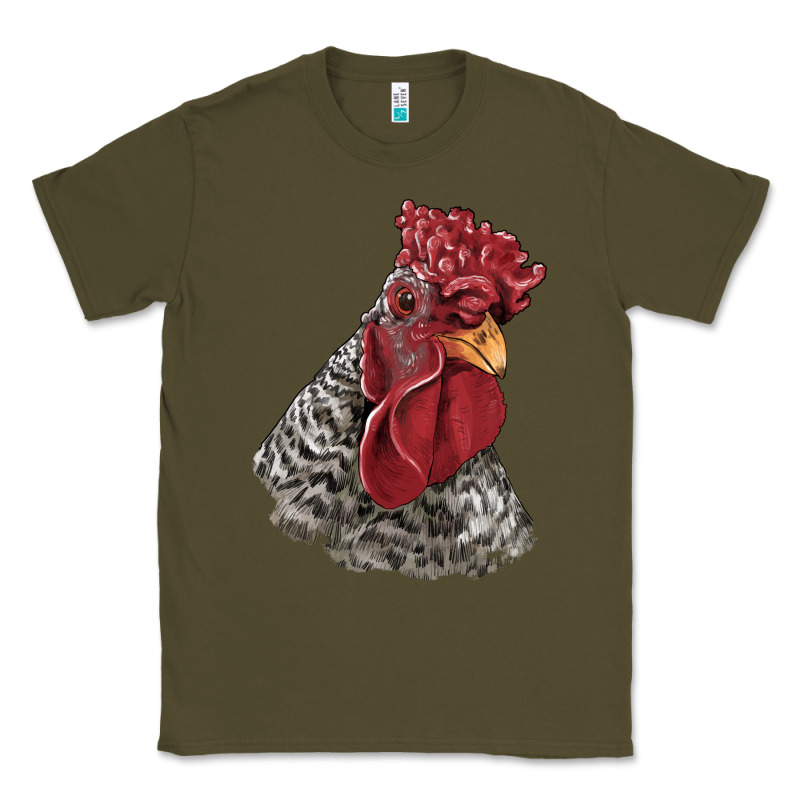 Dominique Rooster Head Classic Tee by LillyAllenDesigns | Teevron