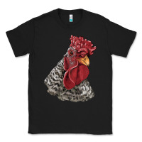 Black dominique rooster head Classic Tee - LillyAllenDesigns