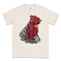 Natural dominique rooster head Classic Tee - LillyAllenDesigns