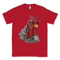 Red dominique rooster head Classic Tee - LillyAllenDesigns