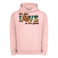 Pigment Salmon for the love  of the game Urban Hoodie - BarkalooDesign