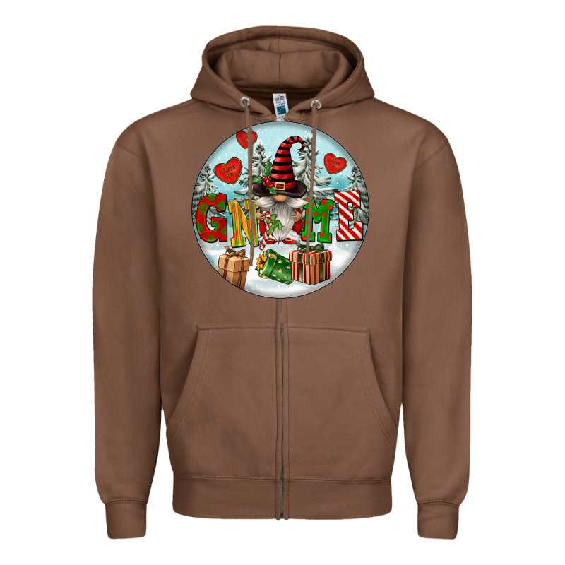 Christmas Gnome Zipper Hoodie by FaDigitalArtStudio | Teevron