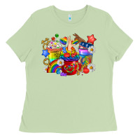 Matcha LGBTQ+ Pride Coffee Cups Ladies Tee - BundleAndBundleShop
