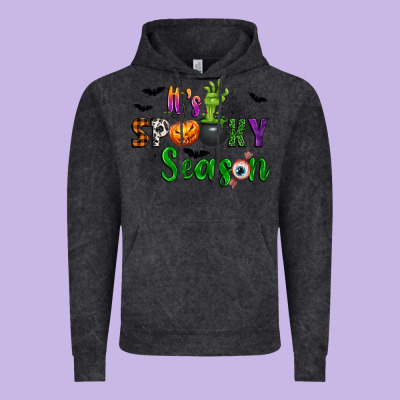 It's Spooky Season Vintage Hoodie Designed By Texasbilliewilder