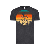 Vintage Black mountainbike downhill retro vintage gift   mountain bike Vintage Tee - DesigneFamous