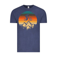 Vintage Denim mountainbike downhill retro vintage gift   mountain bike Vintage Tee - DesigneFamous