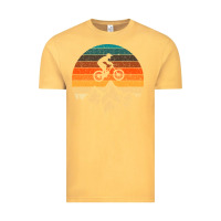 Vintage Mustard mountainbike downhill retro vintage gift   mountain bike Vintage Tee - DesigneFamous