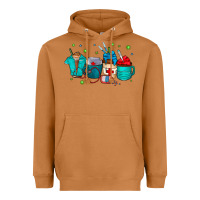 Meerkat nurse drink coffee Heavyweight Hoodie - CowhideDigitalArt