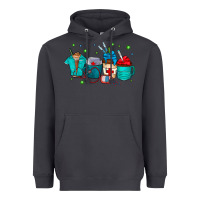 Smoke nurse drink coffee Heavyweight Hoodie - CowhideDigitalArt