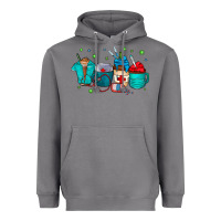 Storm nurse drink coffee Heavyweight Hoodie - CowhideDigitalArt