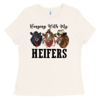 Bone hanging with my heifers Ladies Tee - RanaPortraitStore
