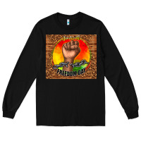 Black juneteenth freedom day Long Sleeve Tee - TumblerDesignByShophia