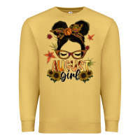 Antique Gold august girl Premium Sweatshirt - SublimationCraftShop