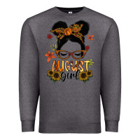 Charcoal Heather august girl Premium Sweatshirt - SublimationCraftShop