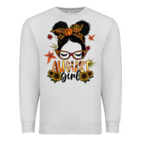 Dove Grey august girl Premium Sweatshirt - SublimationCraftShop