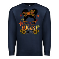 Navy august girl Premium Sweatshirt - SublimationCraftShop