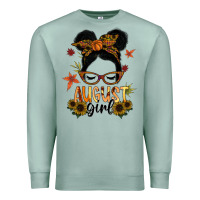 Seafoam august girl Premium Sweatshirt - SublimationCraftShop