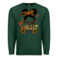 Sports Green august girl Premium Sweatshirt - SublimationCraftShop