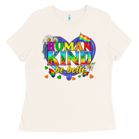 Bone LGBTQ Pride Human Kind Be Both Ladies Tee - BundleAndBundleShop