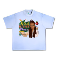 Grape Ice black teacher magic with afro Urban Heavy Tee - NancyCooperArtShop