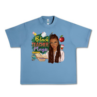 Pebble Blue black teacher magic with afro Urban Heavy Tee - NancyCooperArtShop