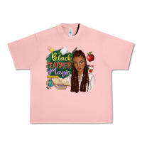 Salmon black teacher magic with afro Urban Heavy Tee - NancyCooperArtShop