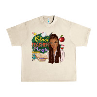 Sandshell black teacher magic with afro Urban Heavy Tee - NancyCooperArtShop