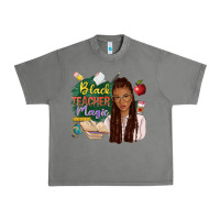 Tornado black teacher magic with afro Urban Heavy Tee - NancyCooperArtShop