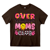 Chocolate Brown over stimulated moms club Heavy Core Tee - JahusDesignShop