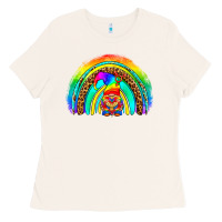 Bone LGBTQ Pride Gnome Rainbow Ladies Tee - BundleAndBundleShop