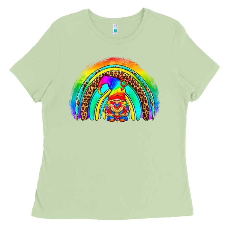 Lgbtq Pride Gnome Rainbow Ladies Tee by BundleAndBundleShop | Teevron