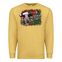 Antique Gold merry christmas Premium Sweatshirt - SublimationCraftShop