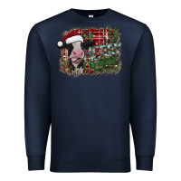 Navy merry christmas Premium Sweatshirt - SublimationCraftShop
