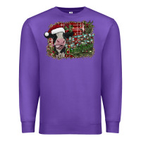 Purple merry christmas Premium Sweatshirt - SublimationCraftShop