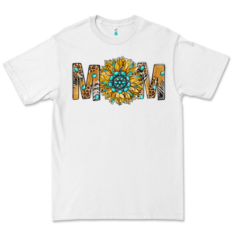 Western Mom With Gemstone And Sunflower Premium Tee by BundleAndBundleShop | Teevron