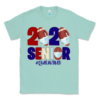 Seafoam Quarantined Senior 2020 American Football Classic Tee - Bettercallsaul