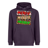 Plum merry merry merry Heavyweight Hoodie - CowhideDigitalArt