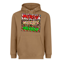 Toasted Coconut merry merry merry Heavyweight Hoodie - CowhideDigitalArt