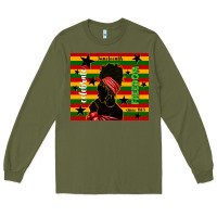 Army Green juneteenth celebrate freedom since 1865 Long Sleeve Tee - TumblerDesignByShophia