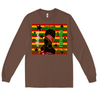 Chestnut juneteenth celebrate freedom since 1865 Long Sleeve Tee - TumblerDesignByShophia