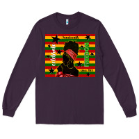 Plum juneteenth celebrate freedom since 1865 Long Sleeve Tee - TumblerDesignByShophia