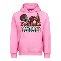 Fuchsia Pink football vibes Urban Hoodie - BarkalooDesign