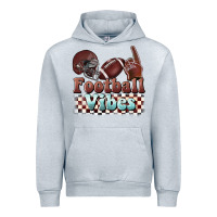 Heather Grey football vibes Urban Hoodie - BarkalooDesign