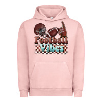 Pigment Salmon football vibes Urban Hoodie - BarkalooDesign
