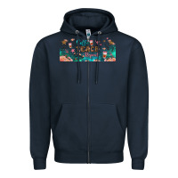 Navy coffe teach repeat libbey glass Zipper Hoodie - BundleAndBundleShop