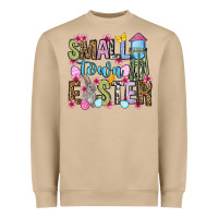 Mushroom Easter Day Small town Easter Heavyweight Sweatshirt - OliviaCreatesArt